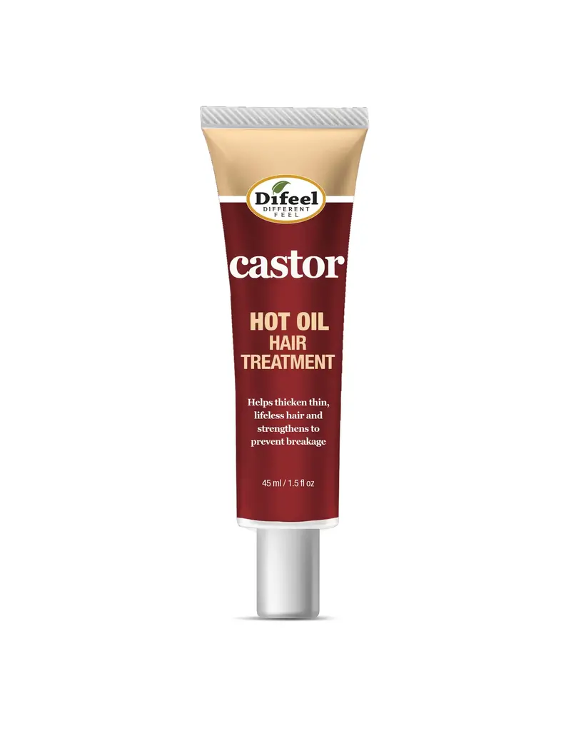 Difeel Difeel Hot Oil Hair Treatment with Castor Oil 1.5oz