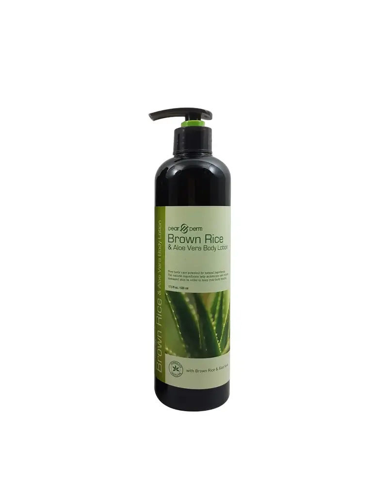 Dearderm Brown Rice & Aloe Vera Body Lotion 17.50 fl.oz. / 520ml