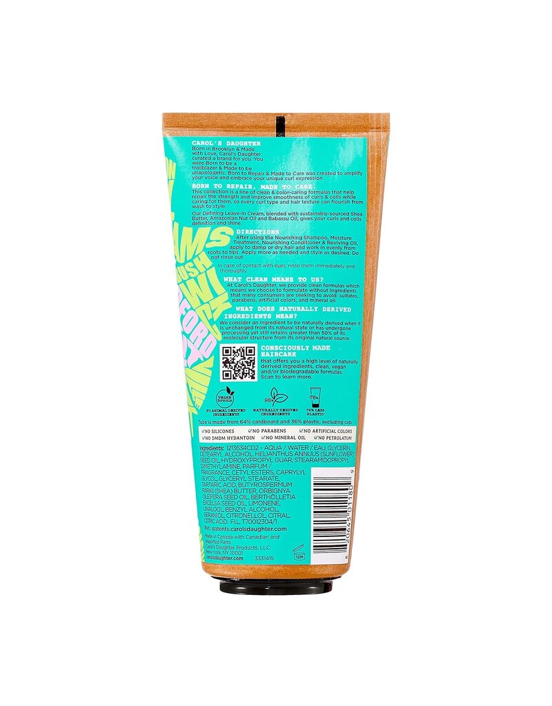 Carol's Daughter Born To Repair Curl Defining Leave-In Cream 6.8oz