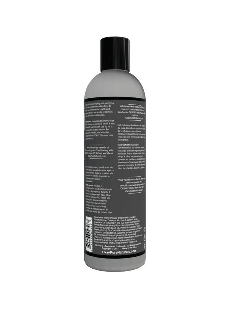 Okay Charcoal Conditioner Detoxifying & Purifying 12oz