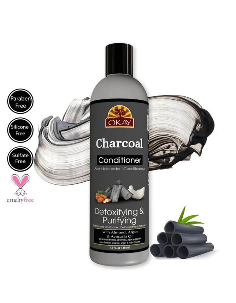 Okay Charcoal Conditioner Detoxifying & Purifying 12oz