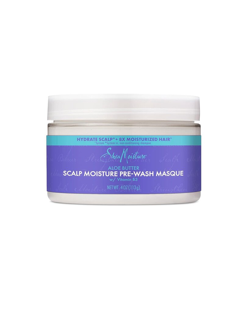 Shea Moisture Scalp Moisture Aloe Butter & Vitamin B3 Pre-Wash Hair Masque 4oz