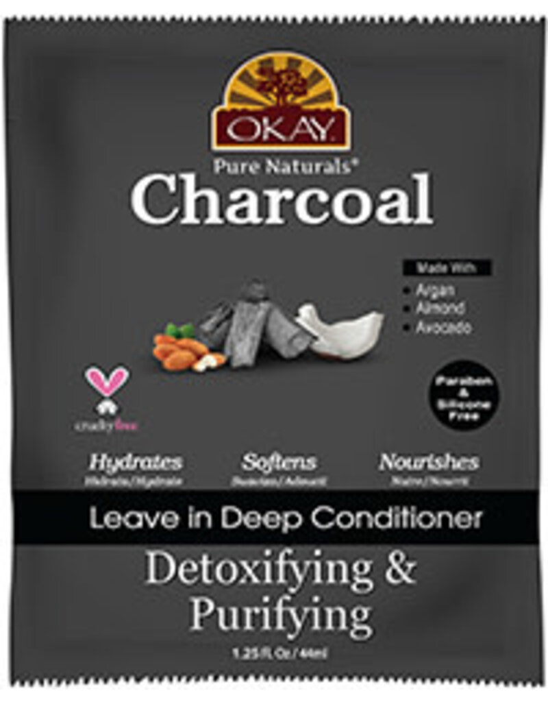 Okay Leave-In Deep Conditioning Packet Charcoal