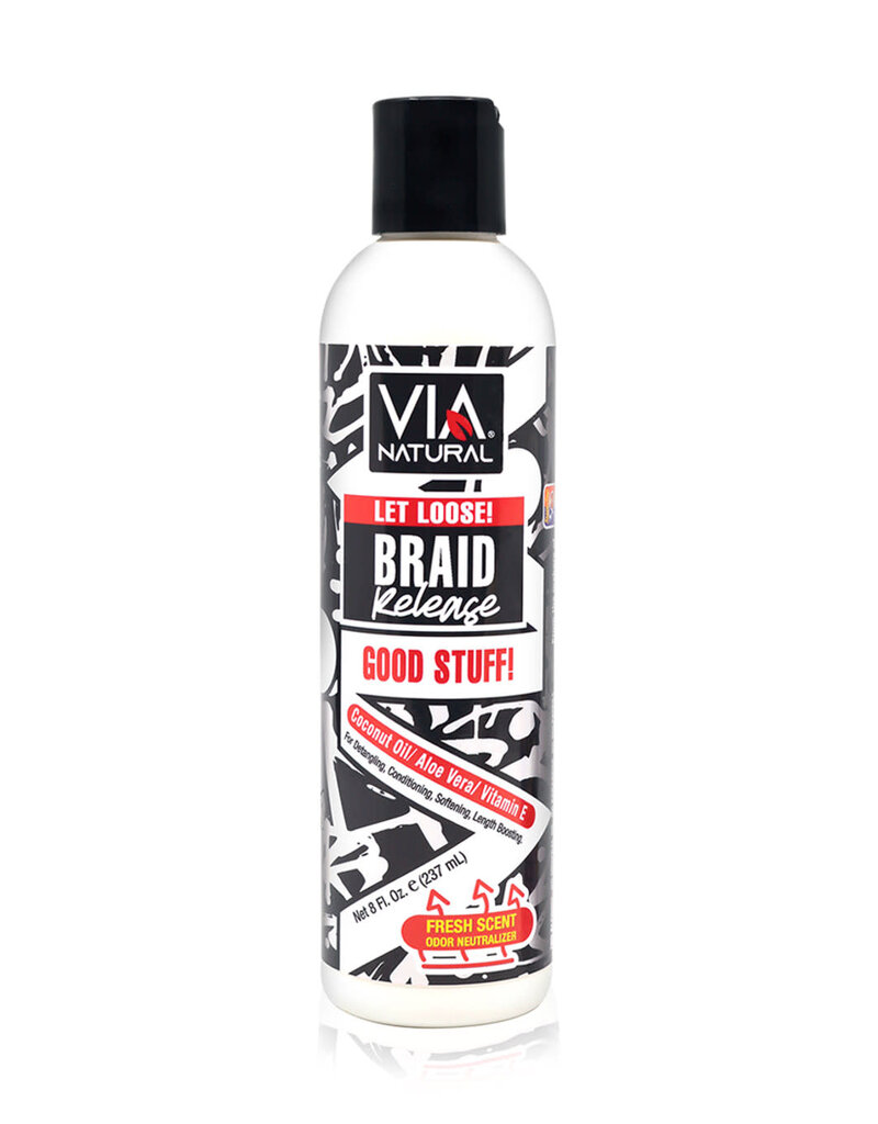 VIA NATURAL Let Loose Braid Release (8oz) VIA NATURAL Let Loose Braid Release (8oz)