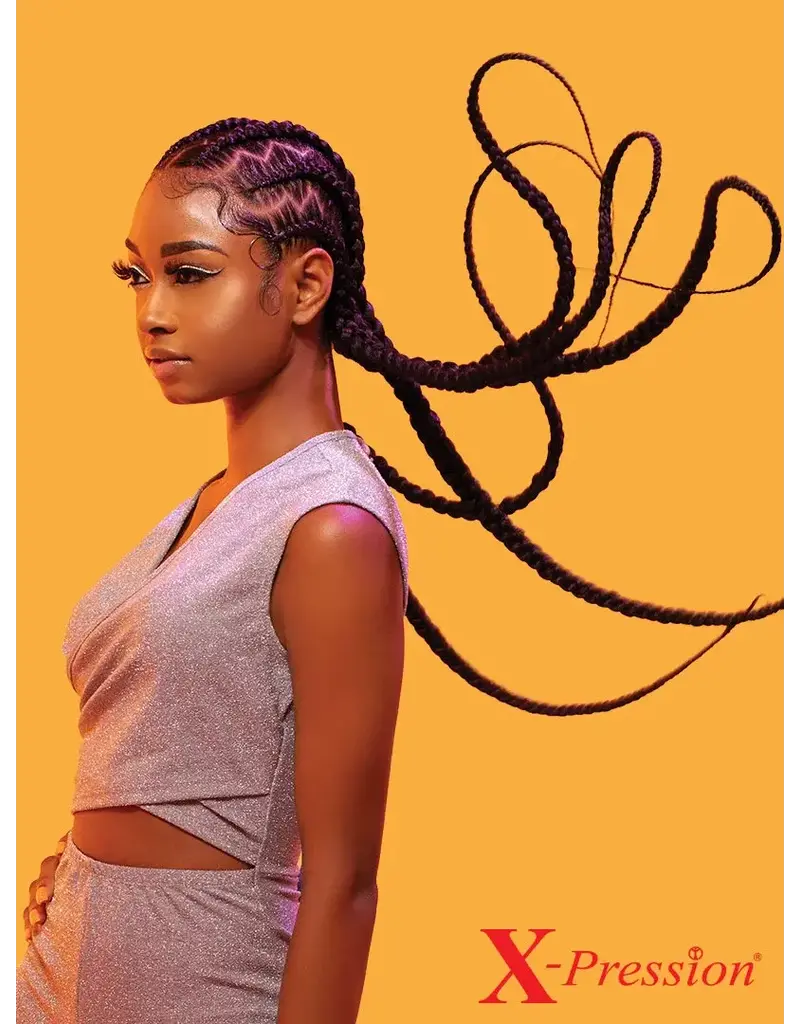 6X X-PRESSION PRE-STRETCHED BRAID 58"