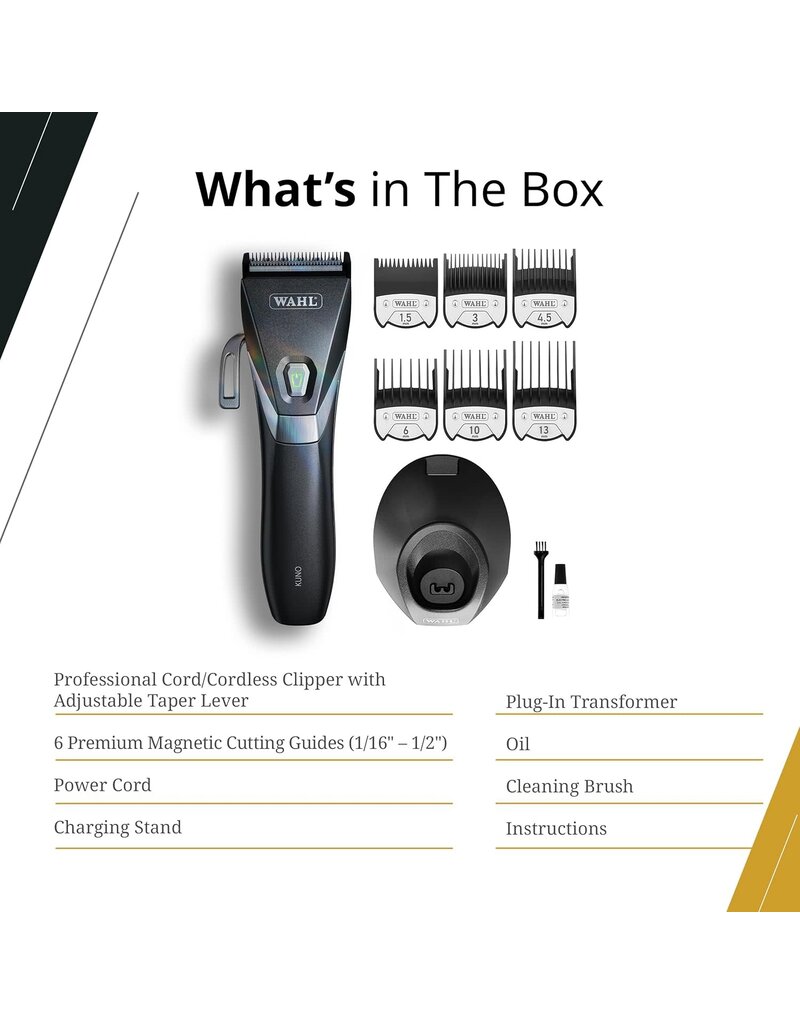 Wahl Wahl Professional Kuno Clipper, High-Performance Cordless Clipper