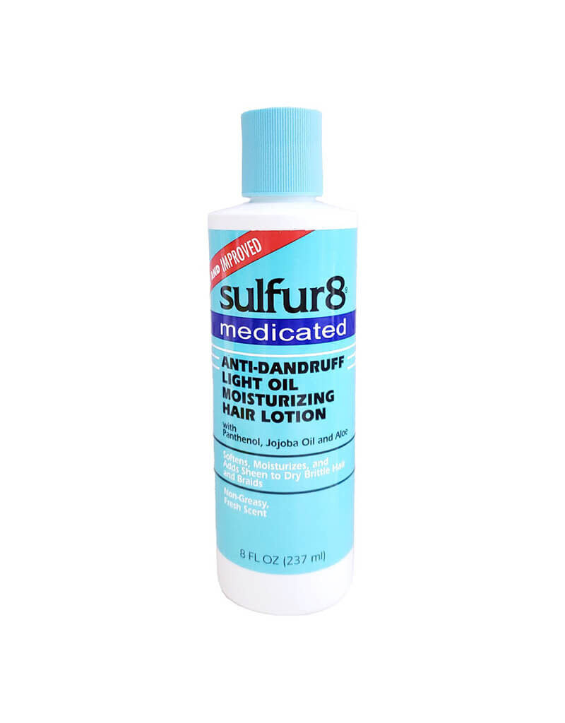 SULFUR 8 ANTI-DANDRUFF OIL M\LOTION (LIGHT) 8oz