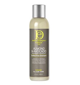 Design Essential Design Essentials Almond & Avocado Detangling Sulfate Free Shampoo (6 oz)