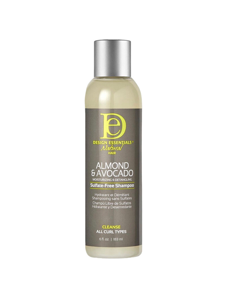Design Essential Design Essentials Almond & Avocado Detangling Sulfate Free Shampoo (6 oz)