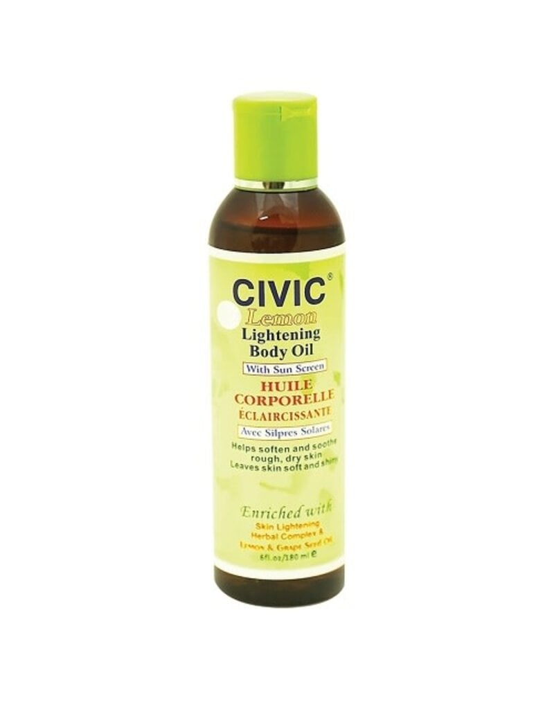 Civic Lemon Lightening Body Oil 6 oz