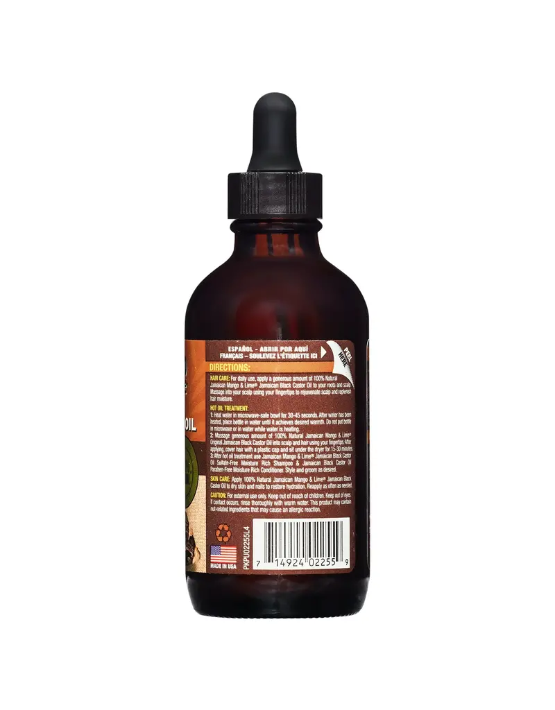 Jamaican Mango & Lime Jamaican M /L Black Castor Oil 4oz