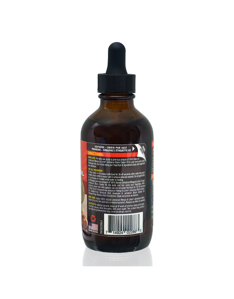 Jamaican Mango & Lime JAMAICAN M/L BLACK CASTOR OIL Argan 4oz