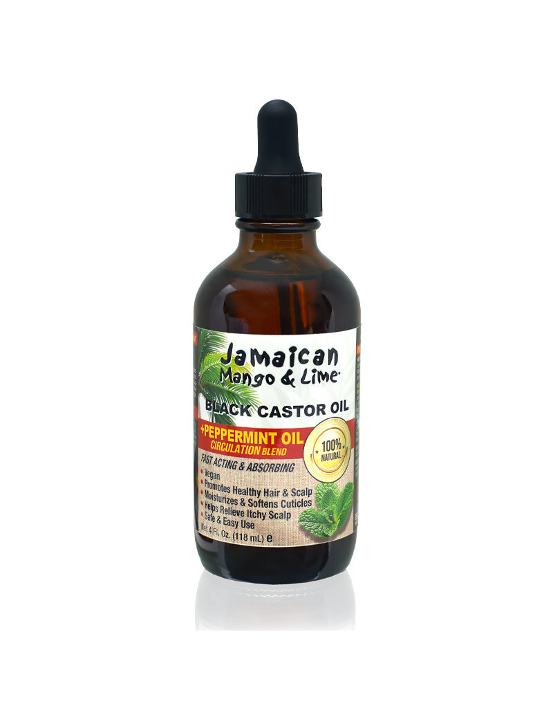 Jamaican Mango & Lime Jamaican M /L Blk Castor Oil Peppermint 4oz