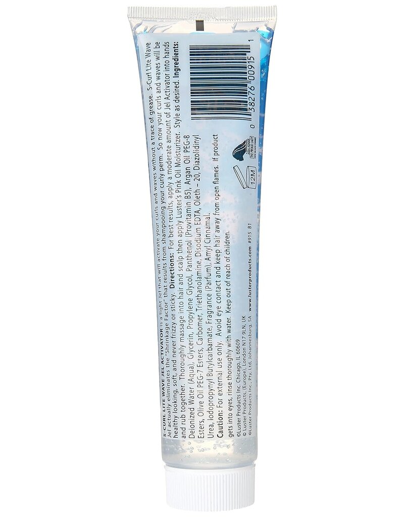 Luster's S Curl Lite Wave Jel Activator 6 oz