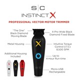 StyleCraft Stylecraft Instinct-X Metal Hair Trimmer Professional IN2 Vector Motor with Intuitive Torque Control