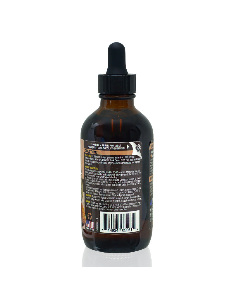 Jamaican Mango & Lime JAMAICAN M/L BLACK CASTOR OIL - Coconut 4oz