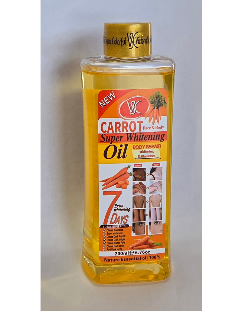 VSC VSC Carrot Oil Super Body Oil Anti dark pots & Anti-aging- 200ml