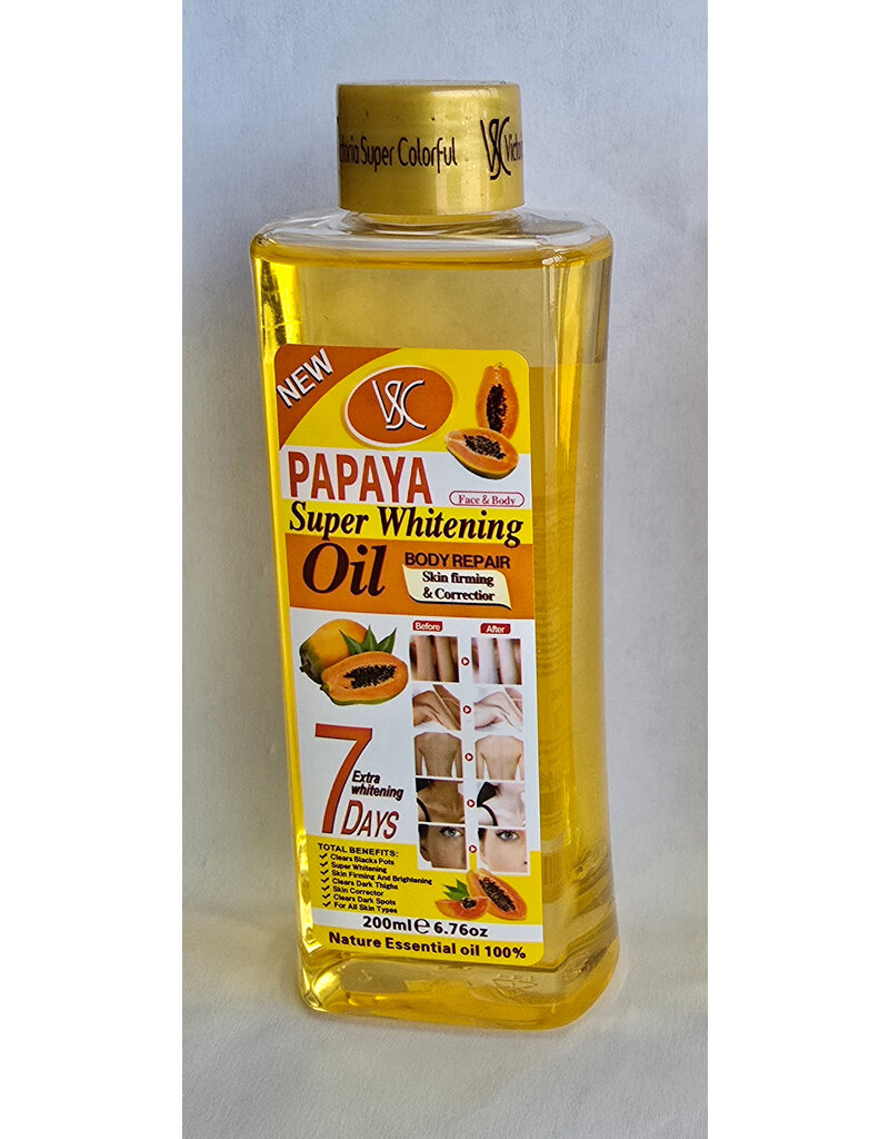 VSC VSC Papaya Super Body Oil Anti dark pots & Anti-aging- 200ml