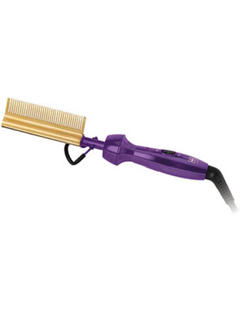 ANNIE H H PRESSING COMB PURPLE GOLD