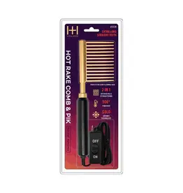 ANNIE HOT & HOTTER #05539 Ceramic Hot Rake Comb & Pik