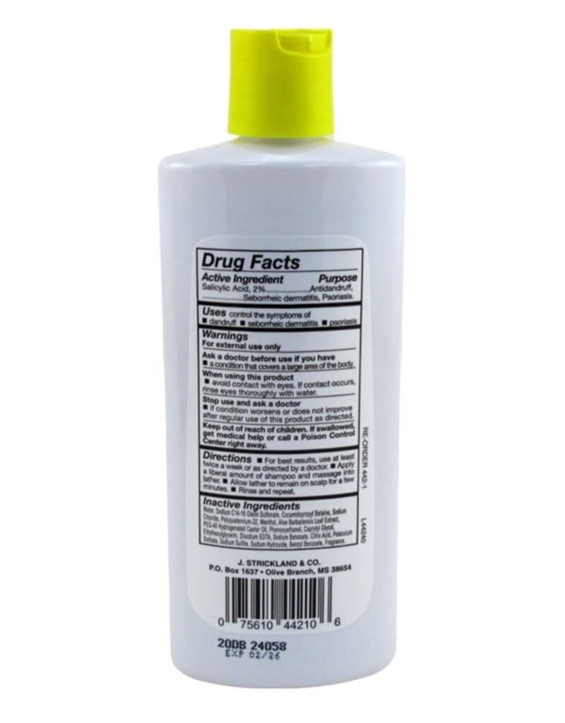 Sulfur8 Medicated Dandruff Shampoo Salicylic 7.5oz