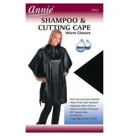 Annie Shampoo & Cutting Cape Assorted #3910