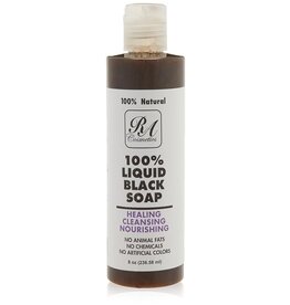RA Cosmetics Black Liquid Soap 8 oz