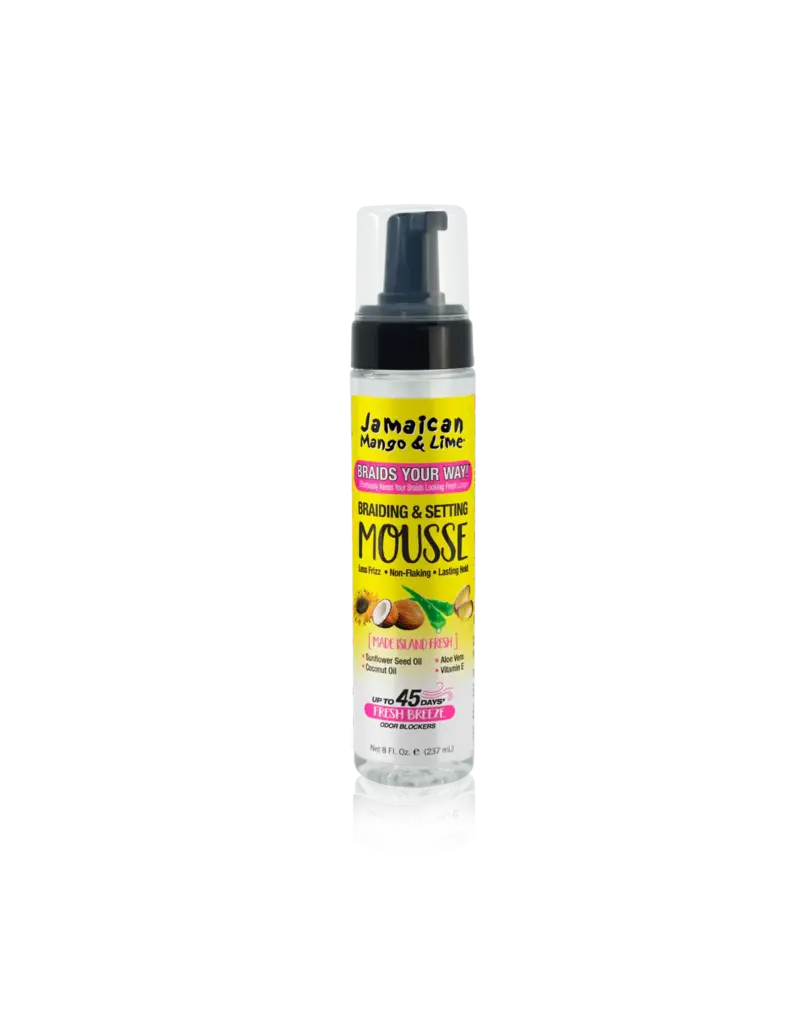 Jamaican Mango & Lime Jamaican Mango & Lime - Braiding & Setting Mousse 8oz