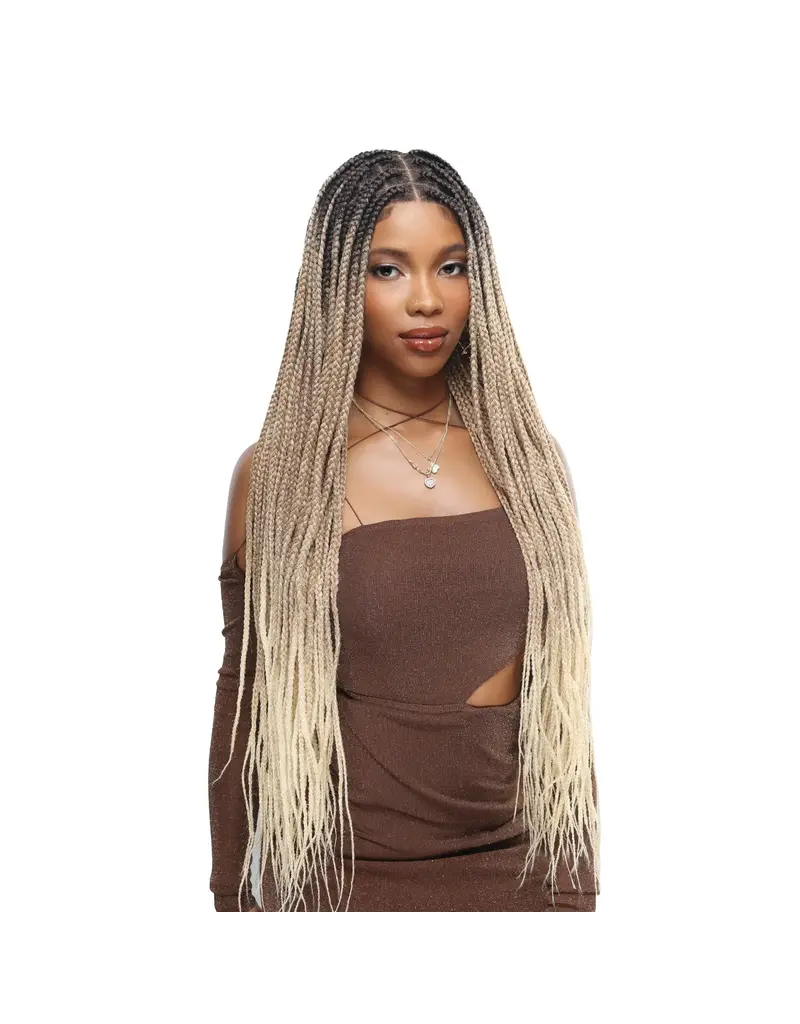 LHD-5606 13x6 Halfmoon Knotless Box Braid 36"