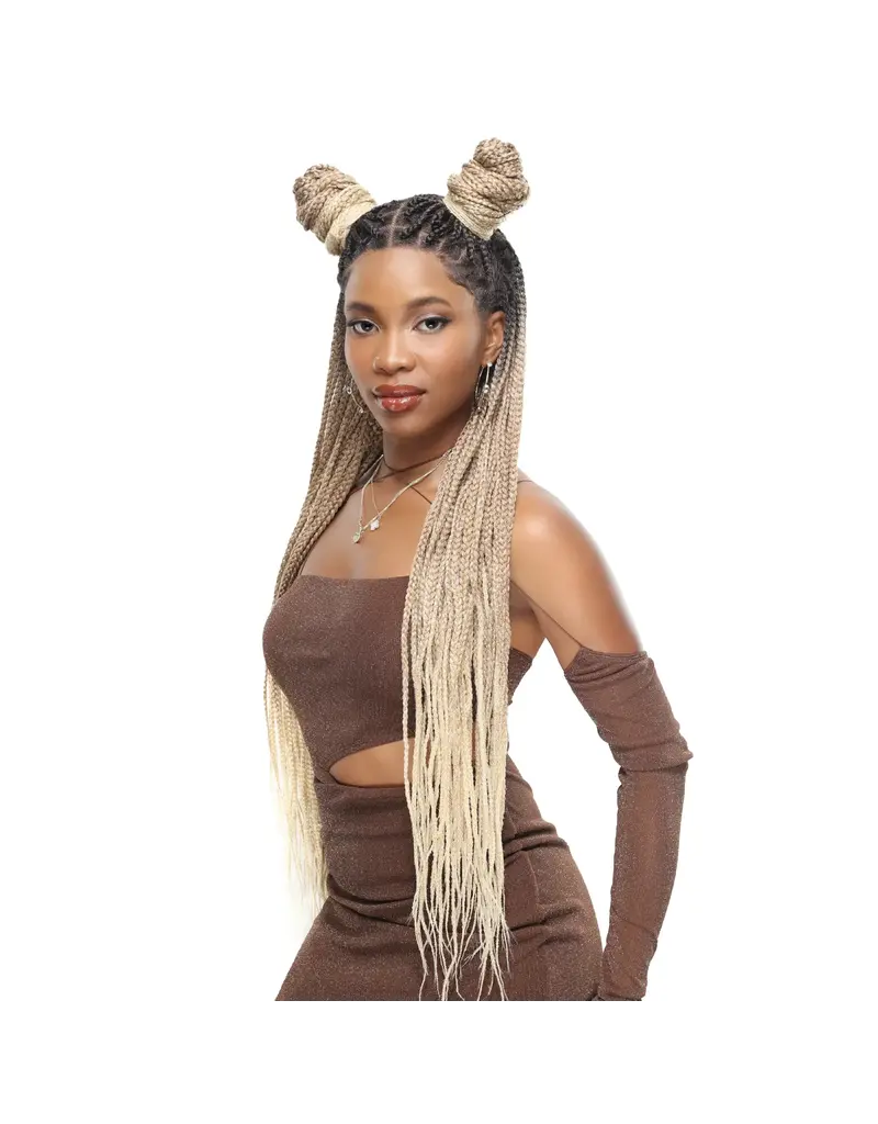 LHD-5606 13x6 Halfmoon Knotless Box Braid 36"