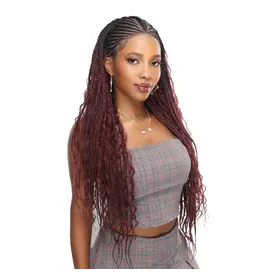 LHD-5601 13x6 Halfmoon Box Braid Boho 36"