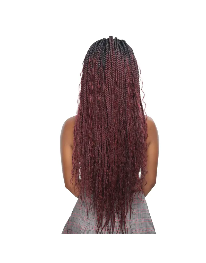 LHD-5601 13x6 Halfmoon Box Braid Boho 36"