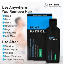 Bump Patrol Bump Patrol Sensitive Strength Aftershave Formula - Gentle After Shave Solution Eliminates Razor Bumps and Ingrown Hairs - 2oz