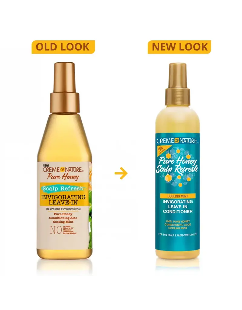 Creme Of Nature C of N Honey Scalp Refresh Invigorating Leave-In 8oz