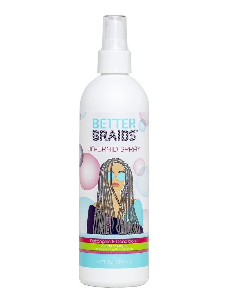 Better Braids Better Braids Un-Braid Spray Detangler 12oz