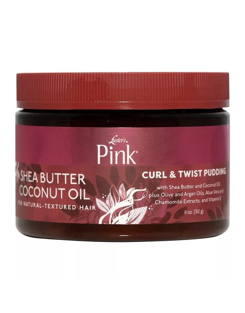 Pink Shea Butter Coconut Oil Curl & Twist Pudding 11 oz