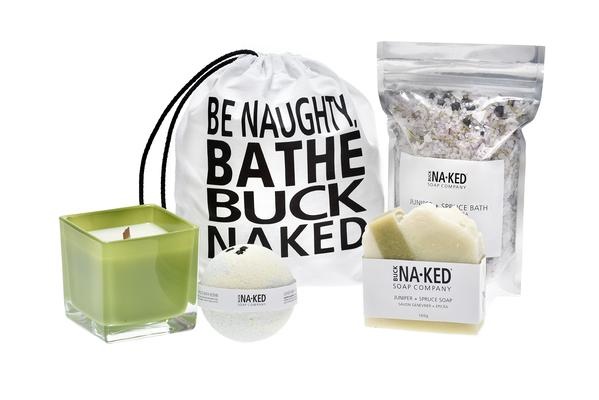 Buck Naked Soap Buck Naked - Holiday Set Juniper & Spruce Set