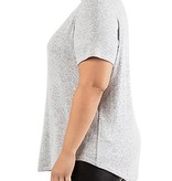 Dex Dex - Soft Heather Knit Top Plus Size
