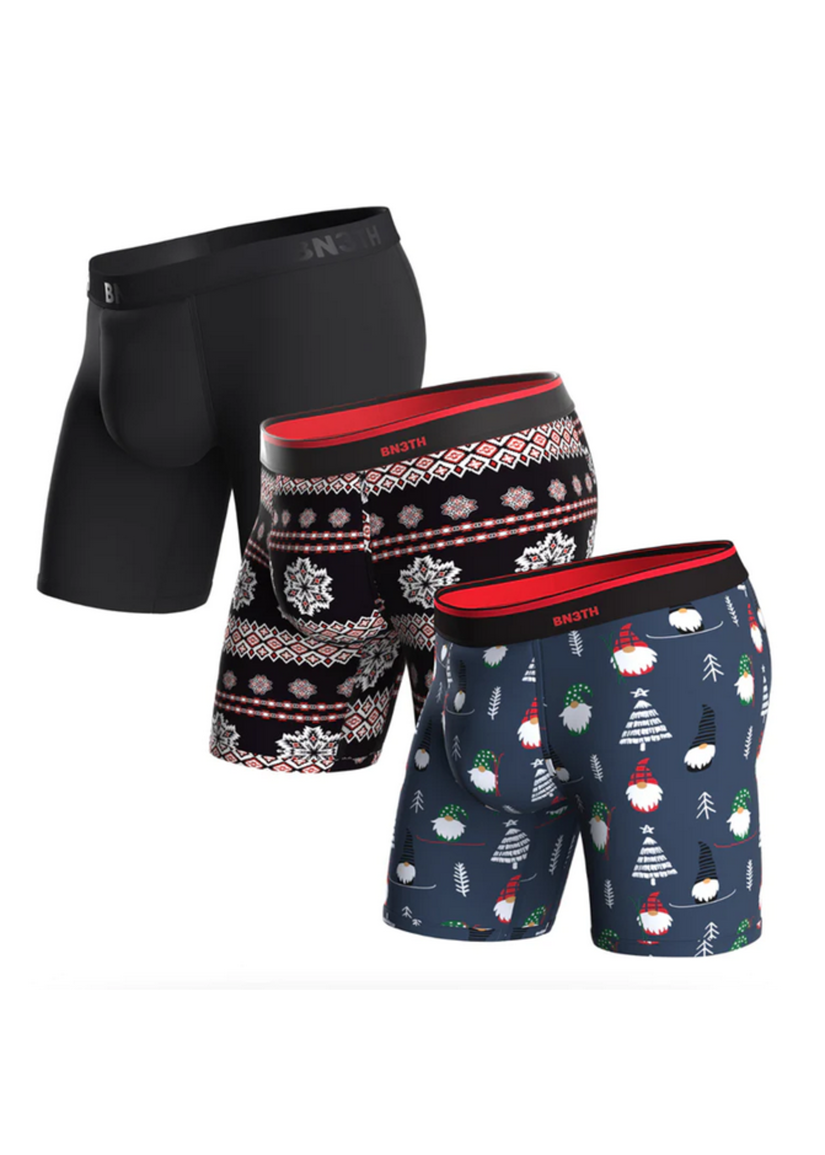 Men's BN3TH Classic With Fly 3 Pack Boxer Briefs