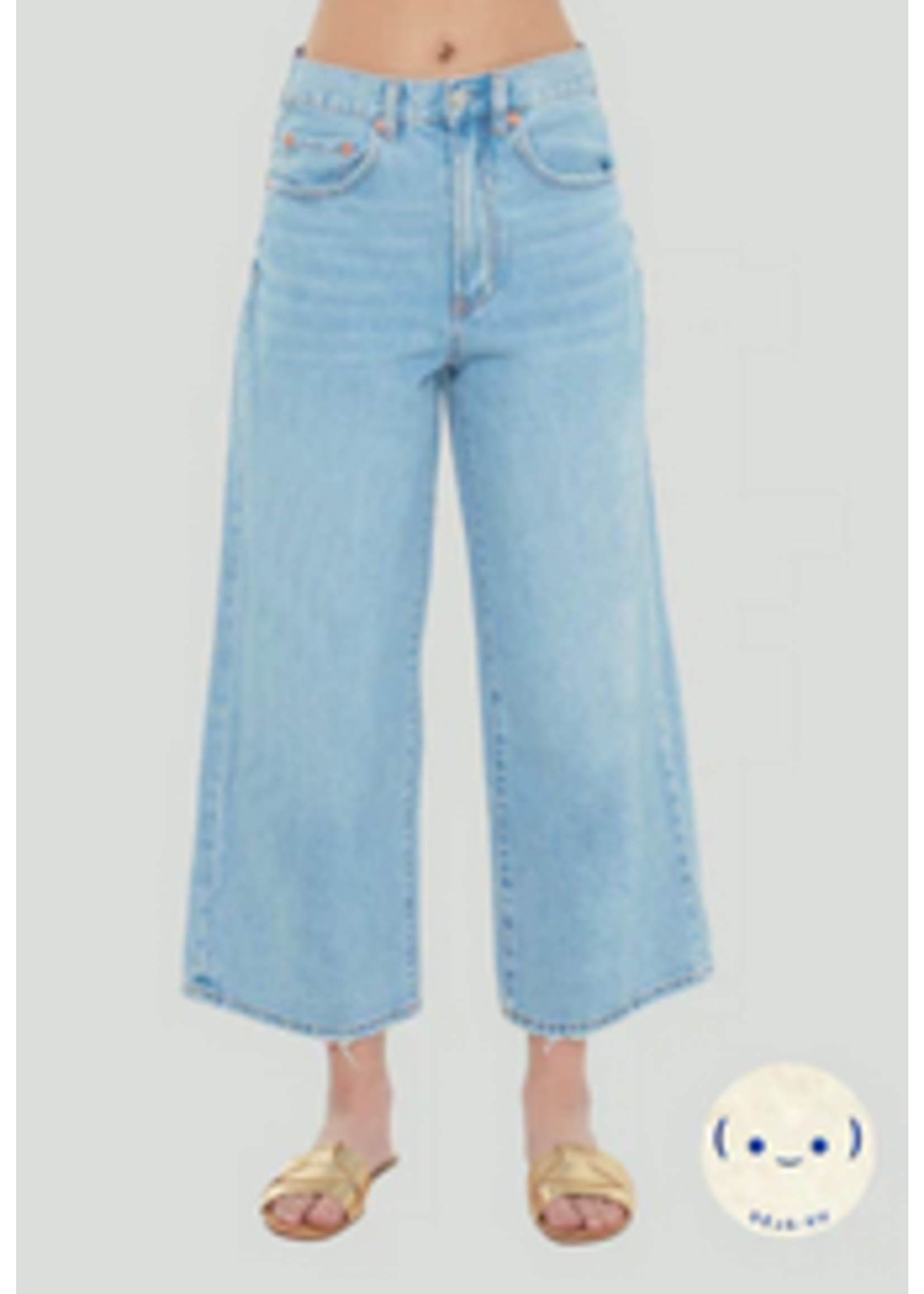 Dex Dex - High Rise Crop Culotte Jean