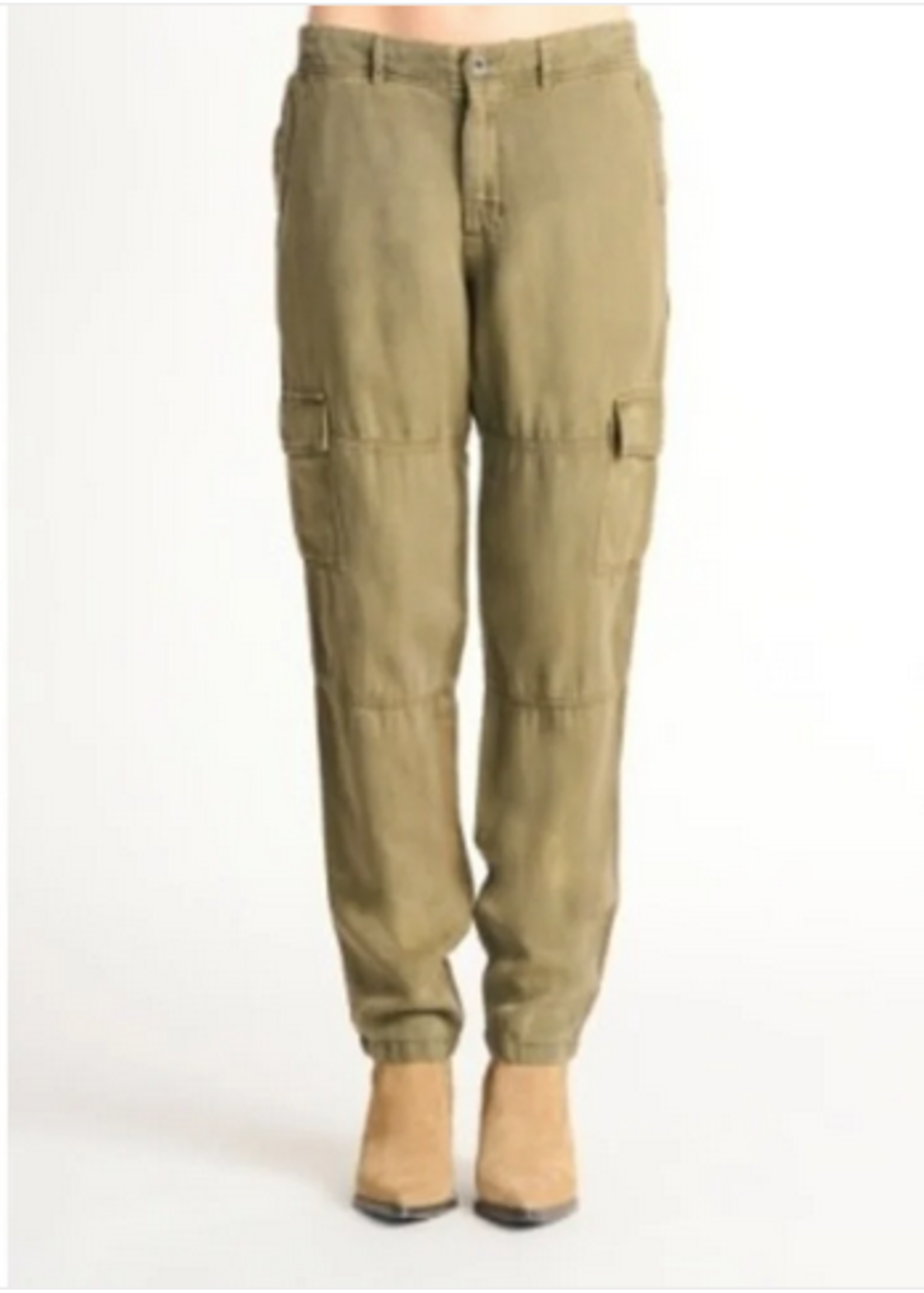 Dex Dex Dusty Olive Straight Leg Cargo Pant