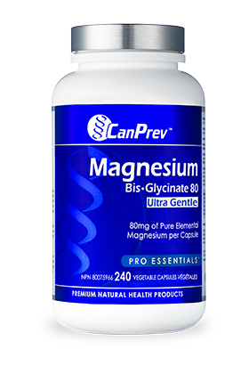 CanPrev Magnesium Bis-Glycinate 80 ultra Gentle - 240 v-caps