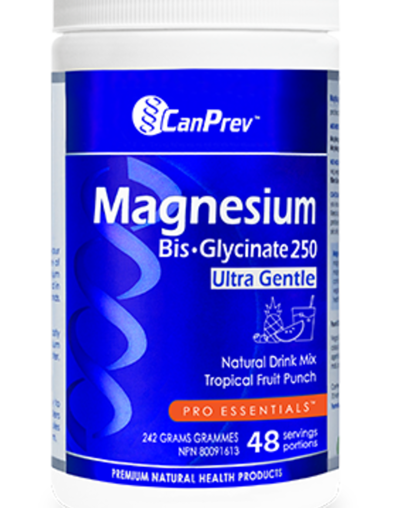 CanPrev Magnesium Bis-Glycinate Drink mix tropical - 257g