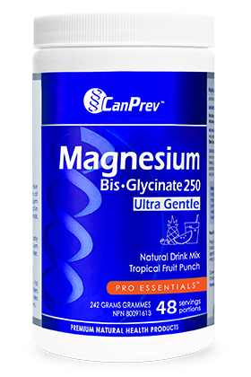 CanPrev Magnesium Bis-Glycinate Drink mix tropical - 257g