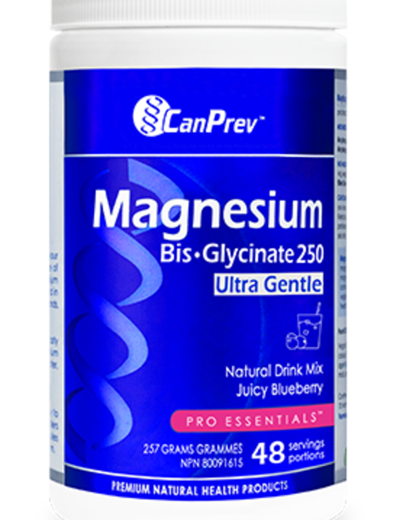 CanPrev Magnesium Bis-Glycinate Drink mix blueberry - 257g