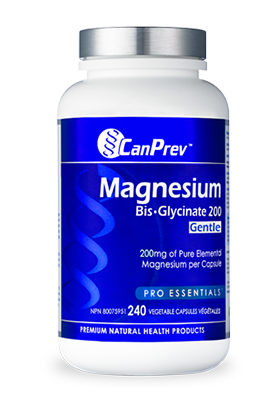 CanPrev Magnesium Bis-Glycinate 200 Gentle - 240 v-caps