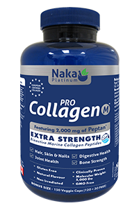 Naka PRO Collagen Extra Strength Marine - 500mg - 150vcaps