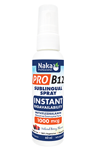 Naka Pro B12 Sublingual Spray 1000mcg - 60ml