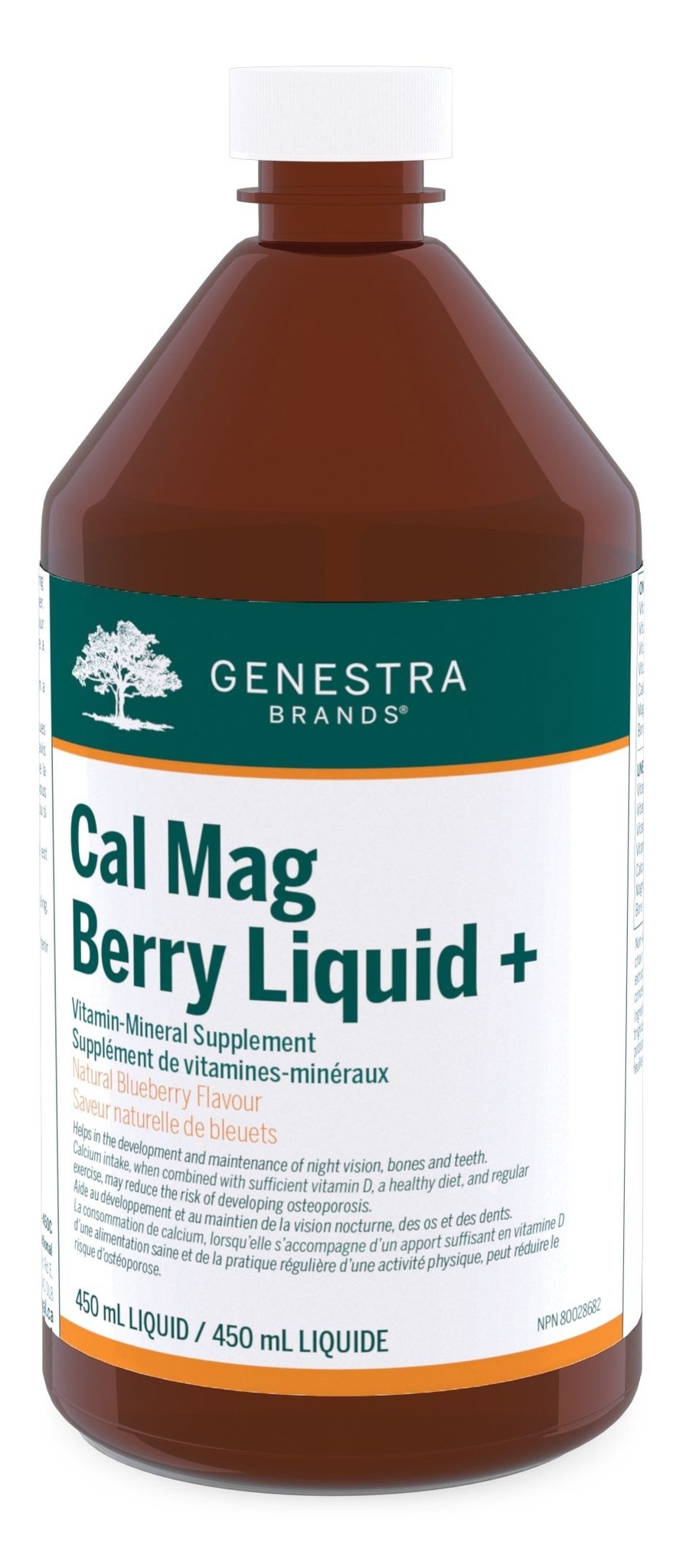 Genestra Cal Mag Berry Liquid+ - 450 ml