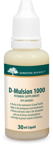 Genestra D-Mulsion 1000 – 30 mL - Citrus